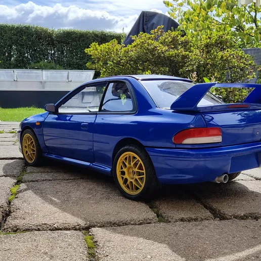 98年款斯巴鲁Impreza 22B STi-3D合纵社-3D打印模型STL格式3mf格式免费下载！