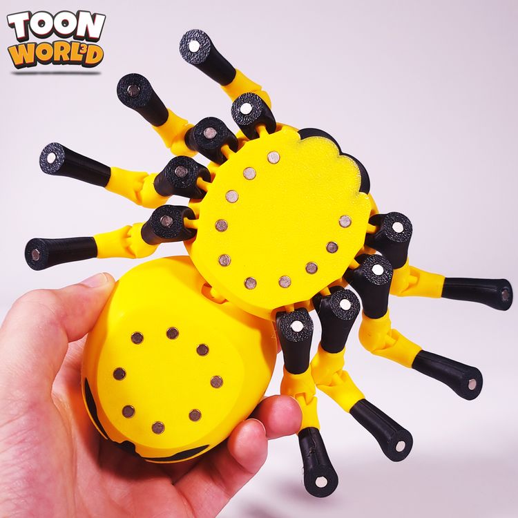 图片[2]-磁吸可爱大眼蜘蛛-3D合纵社-3D打印模型STL格式3mf格式免费下载！