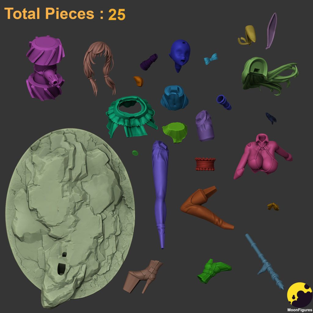 图片[3]-【从平凡到世界最强】谢娅-3D合纵社-3D打印模型STL格式3mf格式免费下载！