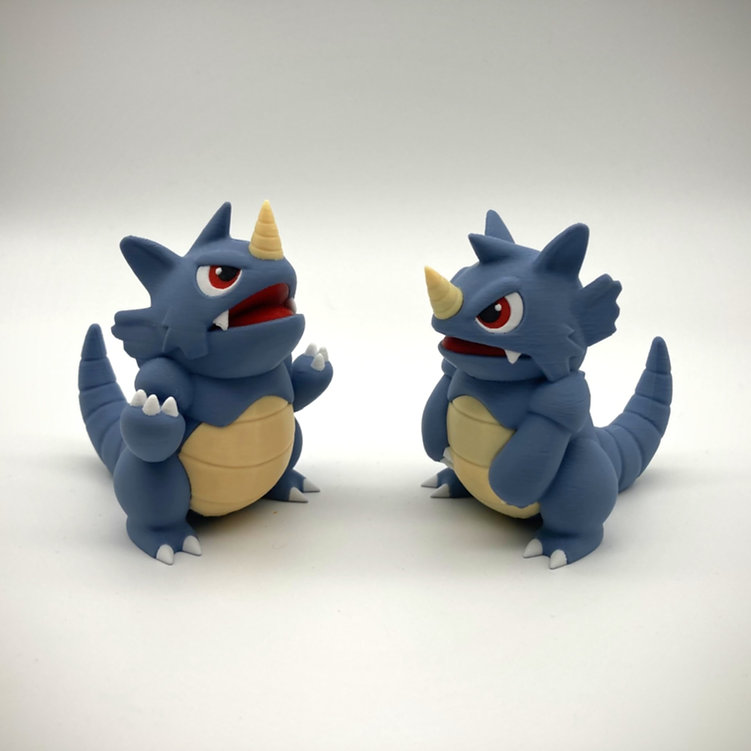 图片[3]-【宠物小精灵】铁甲犀牛-3D合纵社-3D打印模型STL格式3mf格式免费下载！