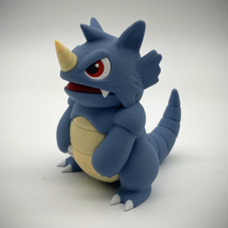 图片[2]-【宠物小精灵】铁甲犀牛-3D合纵社-3D打印模型STL格式3mf格式免费下载！