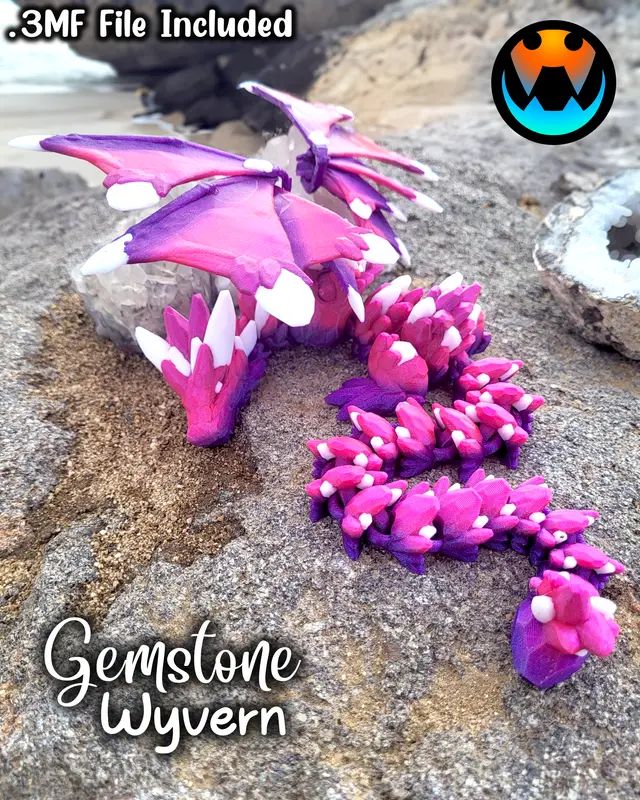 图片[2]-宝石飞龙-3D合纵社-3D打印模型STL格式3mf格式免费下载！