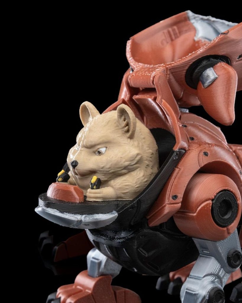 图片[2]-狗狗机器人-3D合纵社-3D打印模型STL格式3mf格式免费下载！