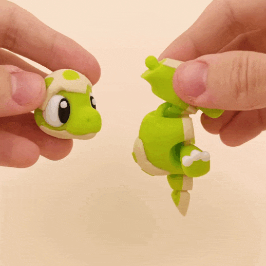 图片[2]-绿色的小蛋龙-3D合纵社-3D打印模型STL格式3mf格式免费下载！