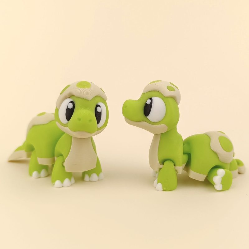 绿色的小蛋龙-3D合纵社-3D打印模型STL格式3mf格式免费下载!