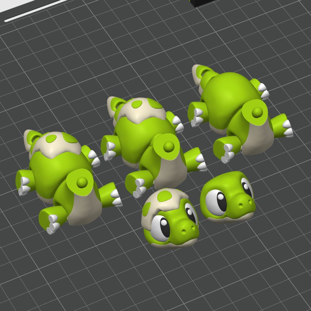 图片[3]-绿色的小蛋龙-3D合纵社-3D打印模型STL格式3mf格式免费下载！