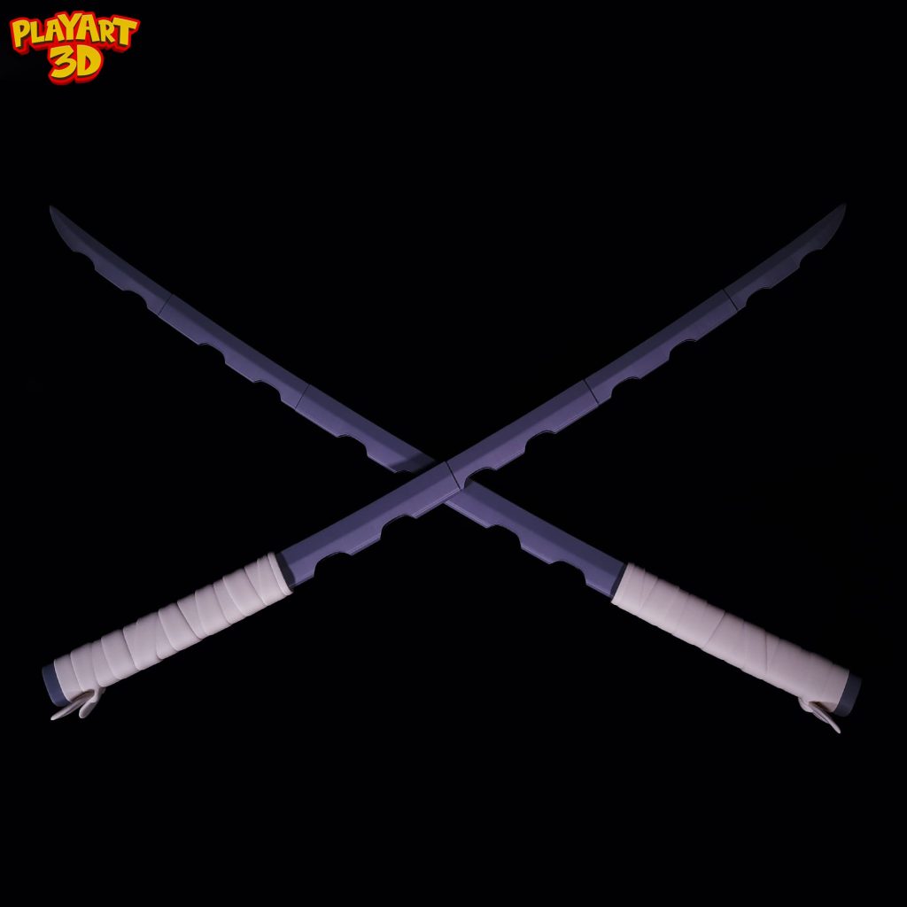 图片[3]-【鬼灭之刃】嘴平伊之助 豁口刀-3D合纵社-3D打印模型STL格式3mf格式免费下载！