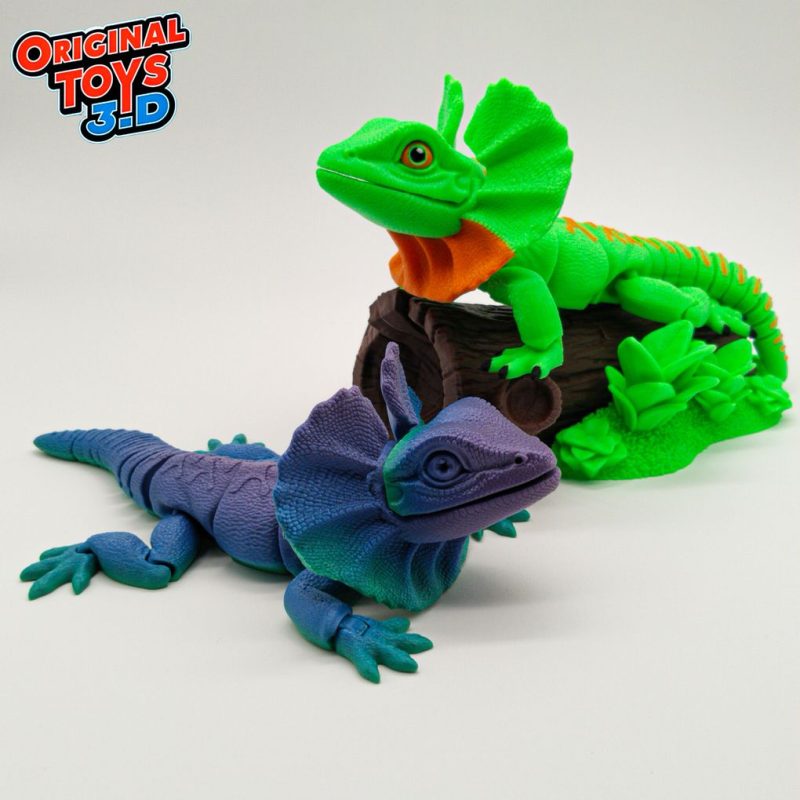 伞蜥-3D合纵社-3D打印模型STL格式3mf格式免费下载！