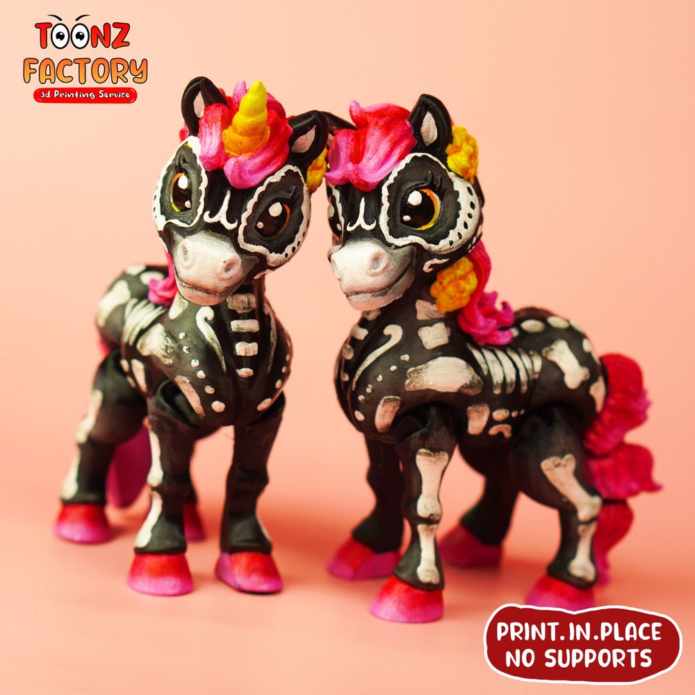 独角兽-3D合纵社-3D打印模型STL格式3mf格式免费下载！