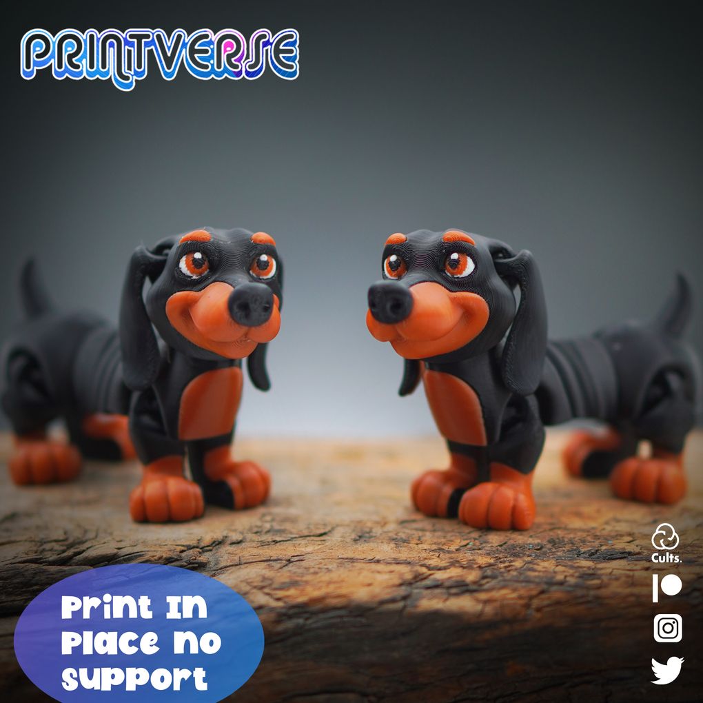 图片[2]-腊肠犬-3D合纵社-3D打印模型STL格式3mf格式免费下载！