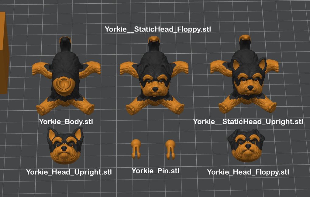 图片[2]-约克夏犬-3D合纵社-3D打印模型STL格式3mf格式免费下载！