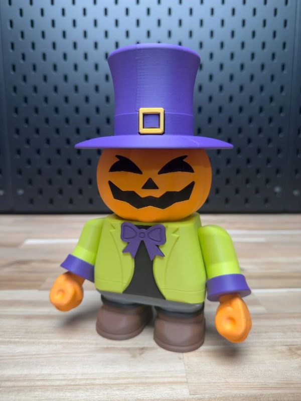 【积木玩具】南瓜爵士-3D合纵社-3D打印模型STL格式3mf格式免费下载！