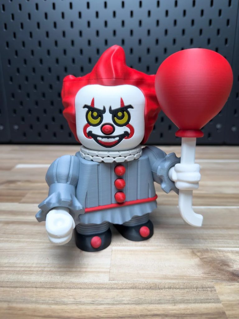 【积木玩具】小丑回魂·潘尼怀斯-3D合纵社-3D打印模型STL格式3mf格式免费下载！