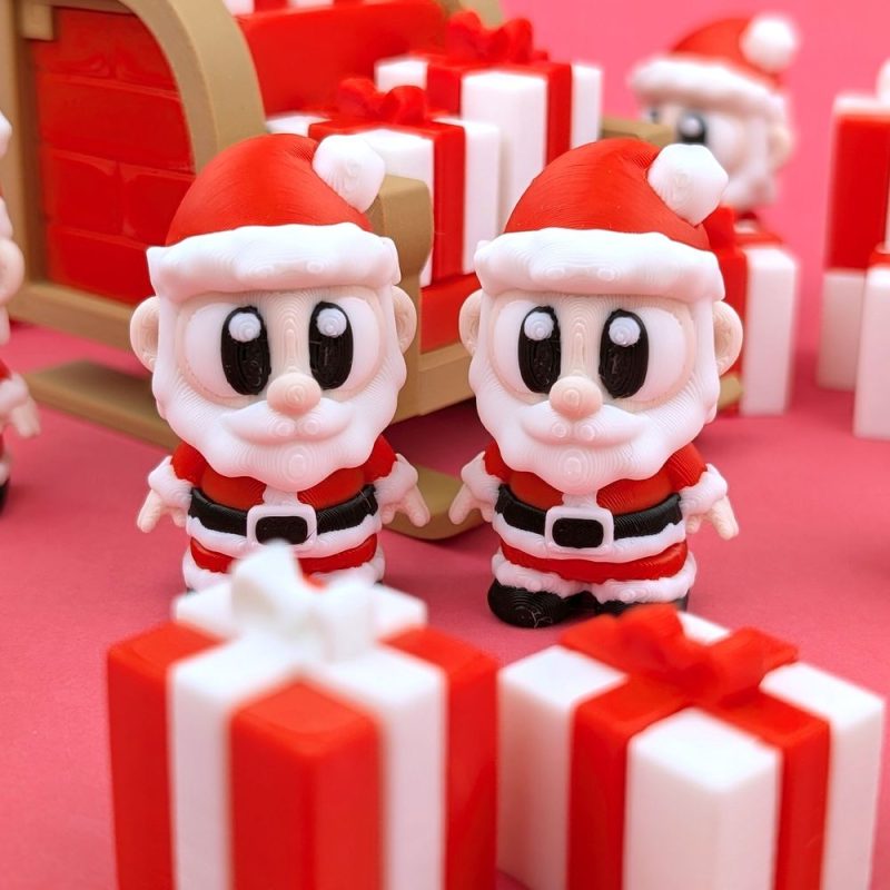 圣诞老人-3D合纵社-3D打印模型STL格式3mf格式免费下载！