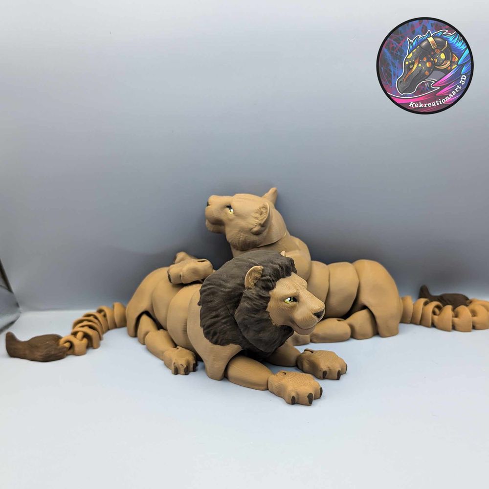 图片[3]-狮子-3D合纵社-3D打印模型STL格式3mf格式免费下载！