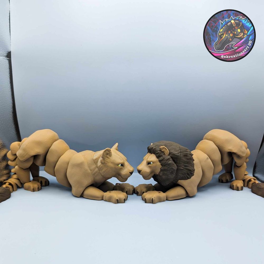 图片[2]-狮子-3D合纵社-3D打印模型STL格式3mf格式免费下载！