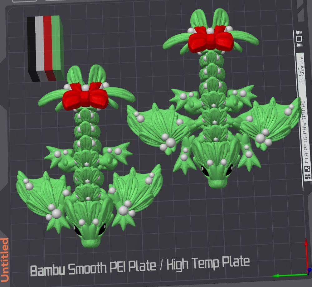 图片[2]-槲寄生小龙-3D合纵社-3D打印模型STL格式3mf格式免费下载！