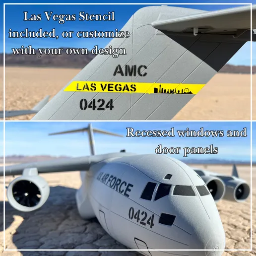 RC C-17 hang-3D合纵社-3D打印模型STL格式3mf格式免费下载！