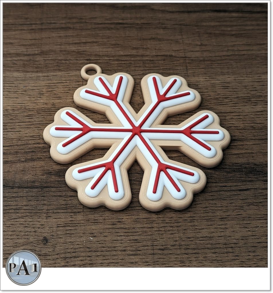 圣诞节巨型姜饼雪花-3D合纵社-3D打印模型STL格式3mf格式免费下载！