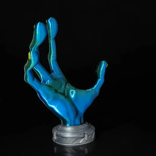 图片[2]-四指外星人手柄支架-3D合纵社-3D打印模型STL格式3mf格式免费下载！