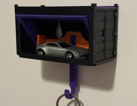 汽车钥匙车库-3D合纵社-3D打印模型STL格式3mf格式免费下载！