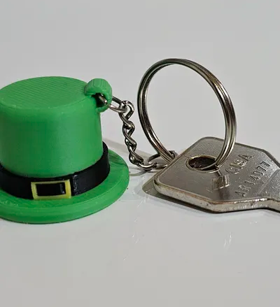 小妖精帽钥匙扣-3D合纵社-3D打印模型STL格式3mf格式免费下载！