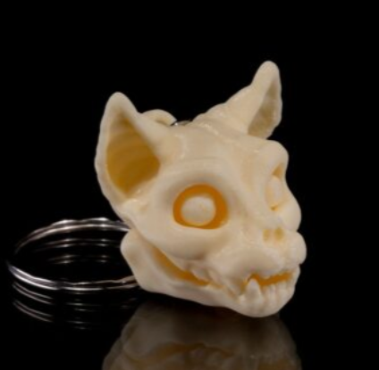 图片[5]-6款骷髅动物头钥匙扣-3D合纵社-3D打印模型STL格式3mf格式免费下载！