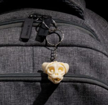 图片[2]-6款骷髅动物头钥匙扣-3D合纵社-3D打印模型STL格式3mf格式免费下载！