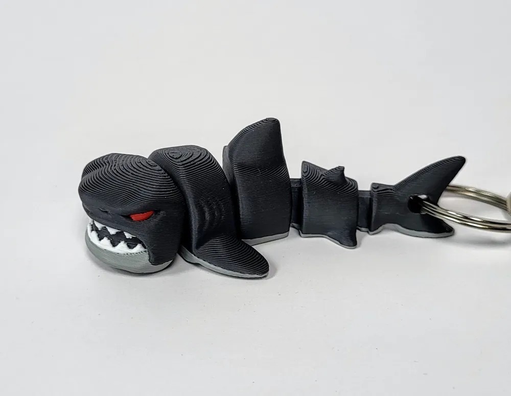 图片[2]-巨齿鲨钥匙链-3D合纵社-3D打印模型STL格式3mf格式免费下载！