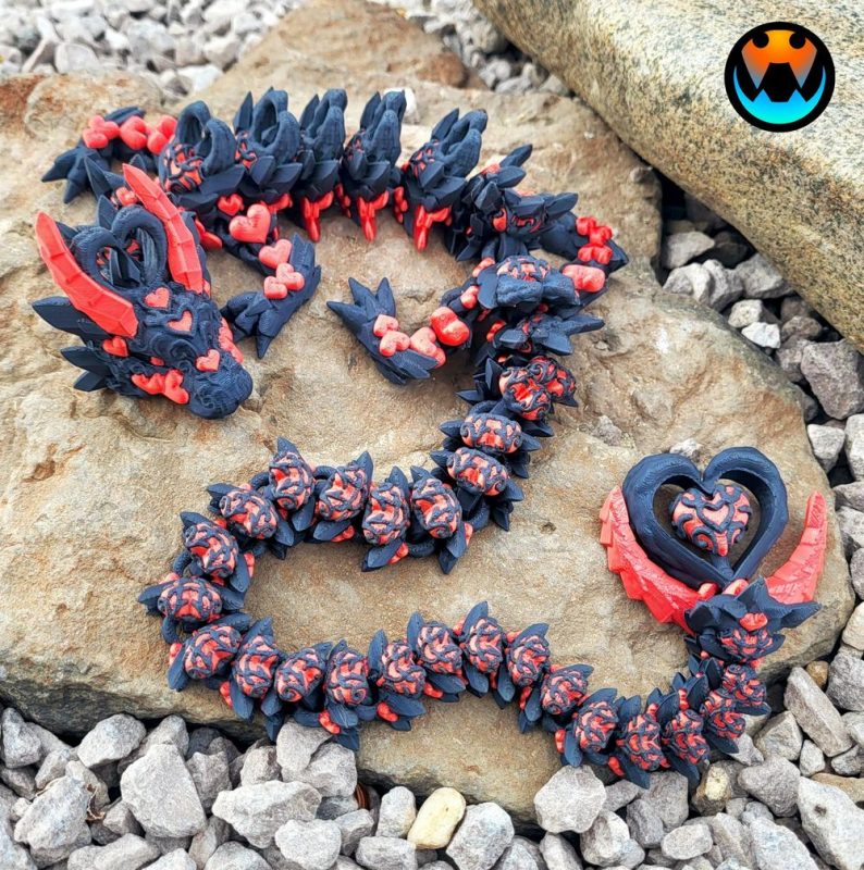 暗黑龙-3D合纵社-3D打印模型STL格式3mf格式免费下载！