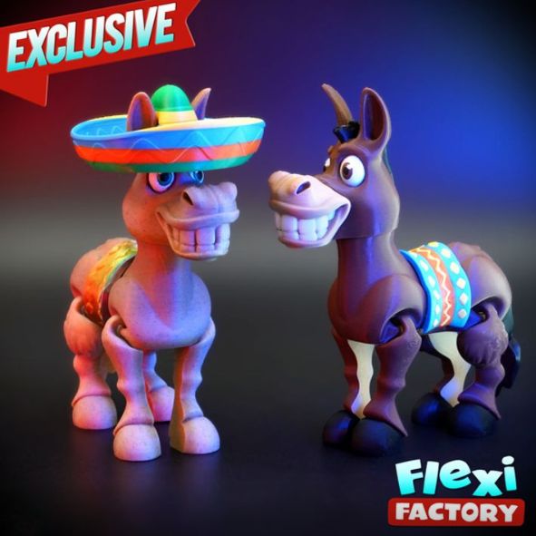 呲牙驴-3D合纵社-3D打印模型STL格式3mf格式免费下载！