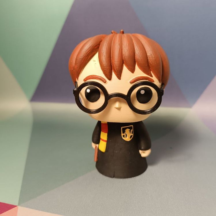 【摇头公仔】哈利波特-3D合纵社-3D打印模型STL格式3mf格式免费下载！