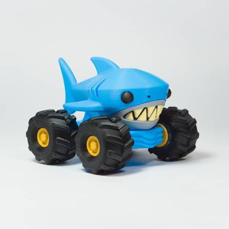 图片[2]-机器怪兽卡车-3D合纵社-3D打印模型STL格式3mf格式免费下载！