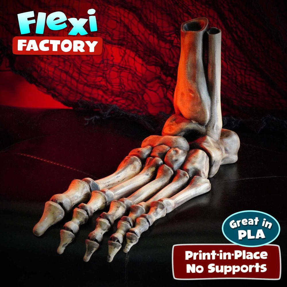 图片[2]-骨架脚-3D合纵社-3D打印模型STL格式3mf格式免费下载！