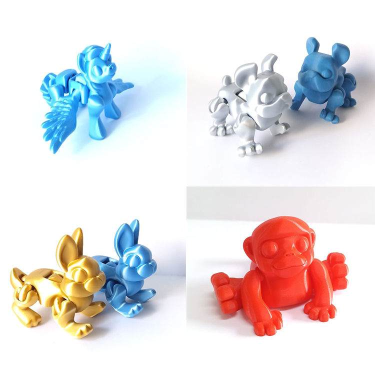 可动小动物集合-3D合纵社-3D打印模型STL格式3mf格式免费下载！