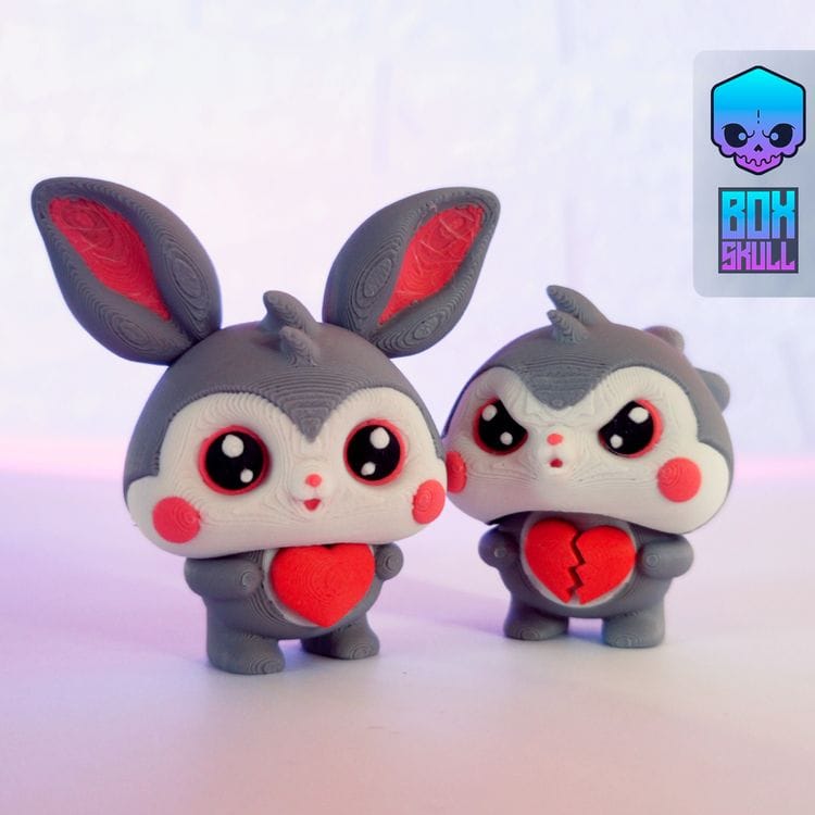 可爱兔-3D合纵社-3D打印模型STL格式3mf格式免费下载！