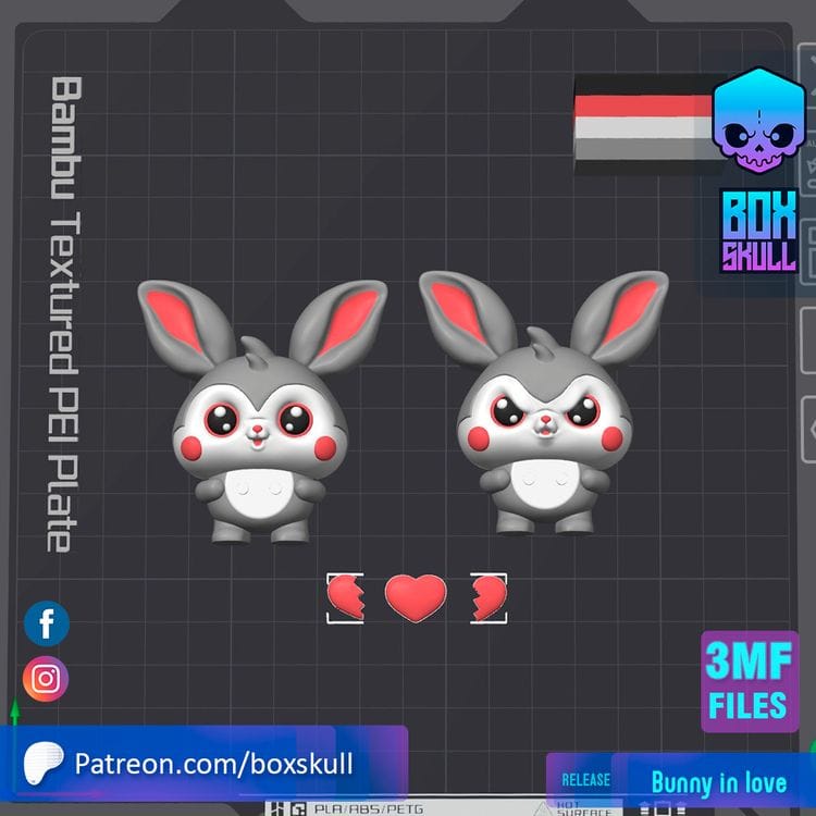 图片[2]-可爱兔-3D合纵社-3D打印模型STL格式3mf格式免费下载！