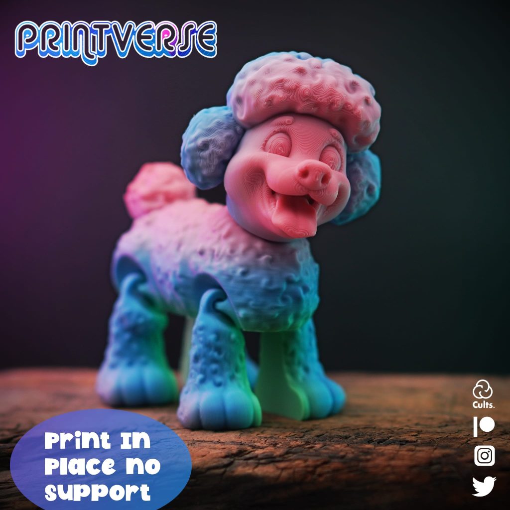 图片[3]-贵宾犬-3D合纵社-3D打印模型STL格式3mf格式免费下载！