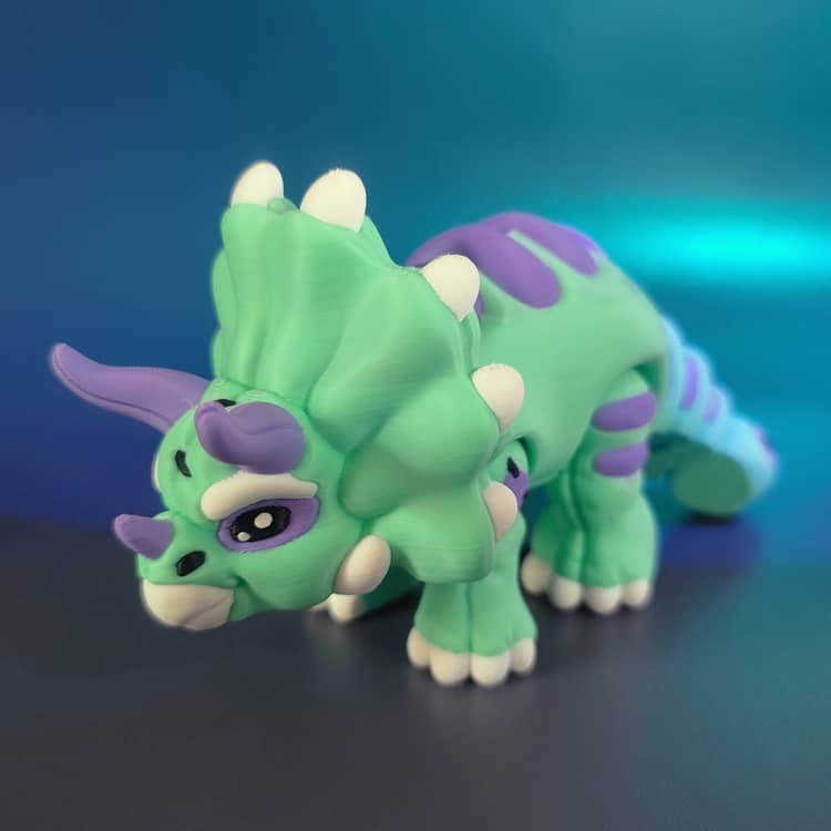 三角龙-3D合纵社-3D打印模型STL格式3mf格式免费下载！