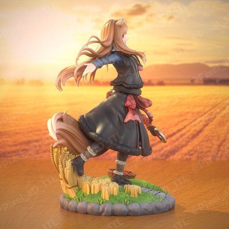 图片[2]-【狼与香辛料】赫萝-3D合纵社-3D打印模型STL格式3mf格式免费下载！