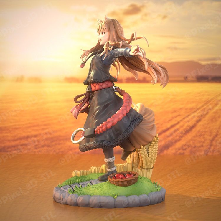 图片[4]-【狼与香辛料】赫萝-3D合纵社-3D打印模型STL格式3mf格式免费下载！