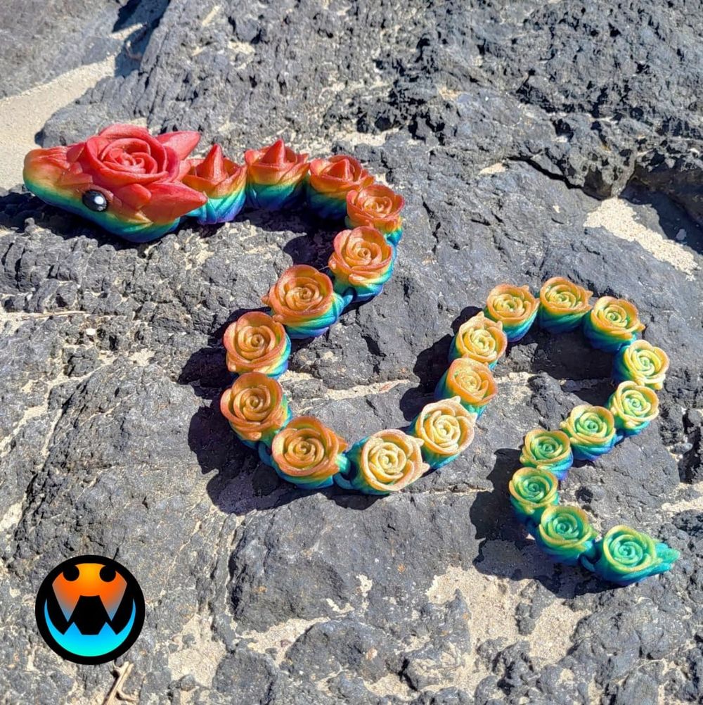 图片[3]-玫瑰蛇龙-3D合纵社-3D打印模型STL格式3mf格式免费下载！