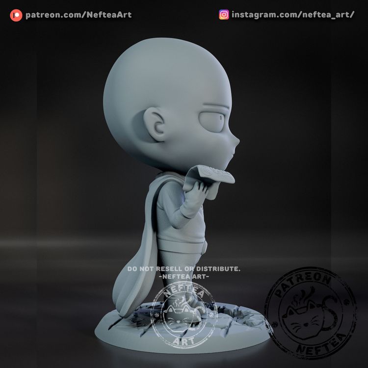 图片[3]-【一拳超人】琦玉-3D合纵社-3D打印模型STL格式3mf格式免费下载！