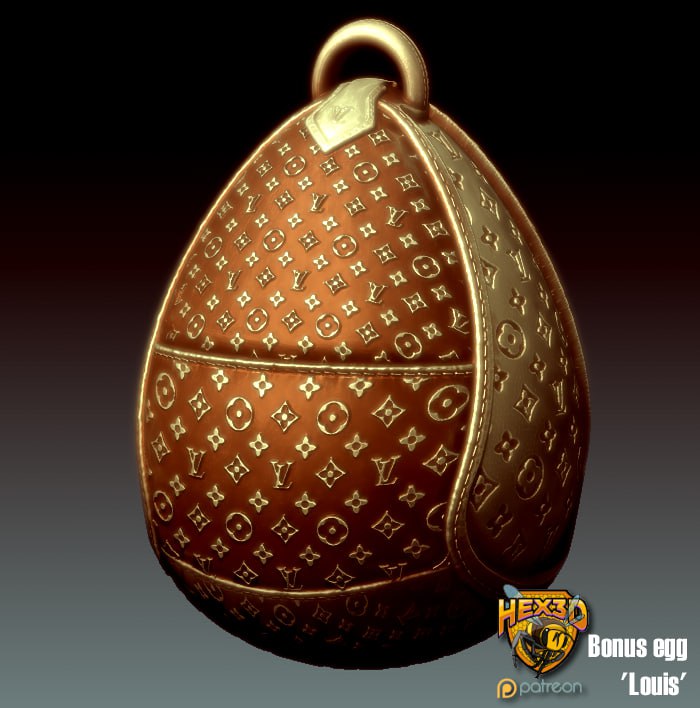 LV挂蛋-3D合纵社-3D打印模型STL格式3mf格式免费下载！