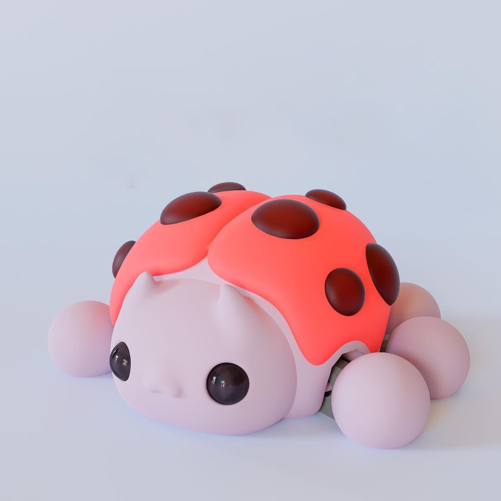 瓢虫-3D合纵社-3D打印模型STL格式3mf格式免费下载！