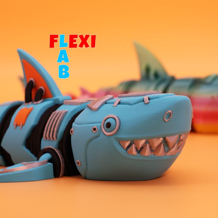 图片[2]-赛博鲨鱼-3D合纵社-3D打印模型STL格式3mf格式免费下载！