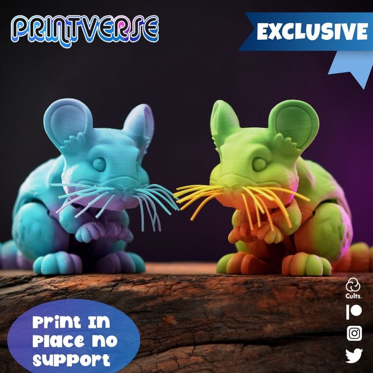 小老鼠-3D合纵社-3D打印模型STL格式3mf格式免费下载！