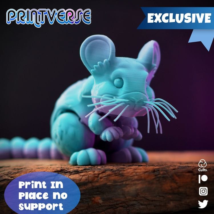 图片[2]-小老鼠-3D合纵社-3D打印模型STL格式3mf格式免费下载！