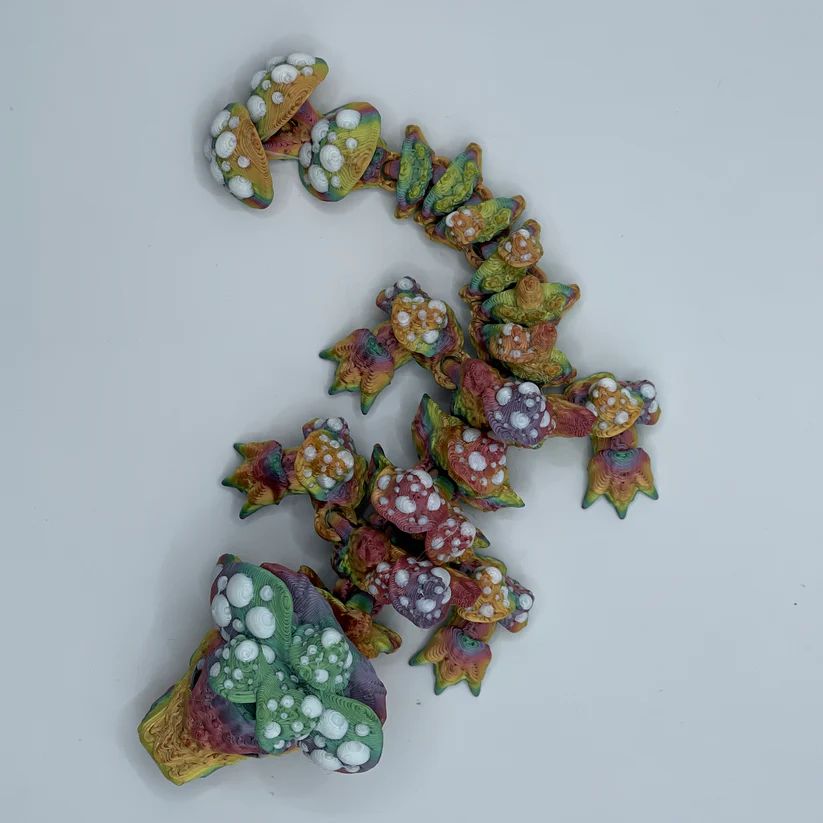 图片[2]-蘑菇龙-3D合纵社-3D打印模型STL格式3mf格式免费下载！