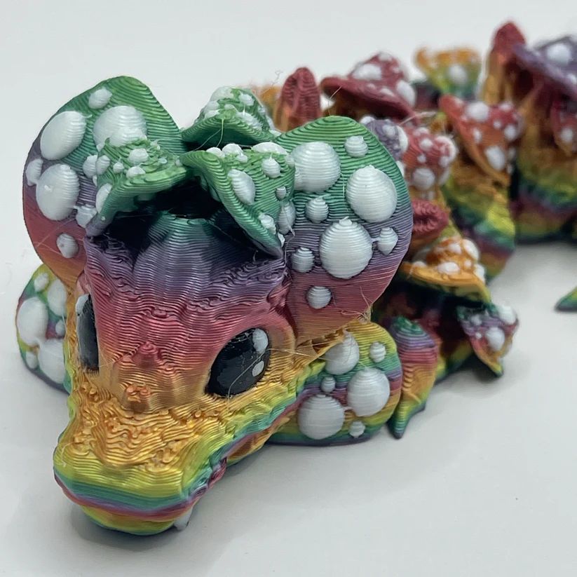 图片[3]-蘑菇龙-3D合纵社-3D打印模型STL格式3mf格式免费下载！